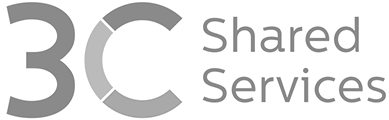 Logo 3c shared services grey