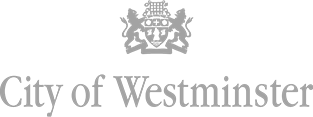 Logo city of westminster grey