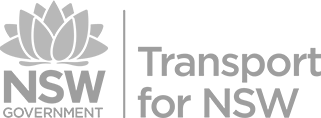 Logo nsw transport grey