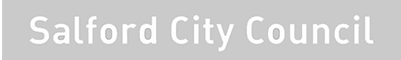Logo salford city council grey
