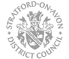 Logo stratford on avon district council grey