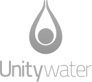 Logo unitywater grey
